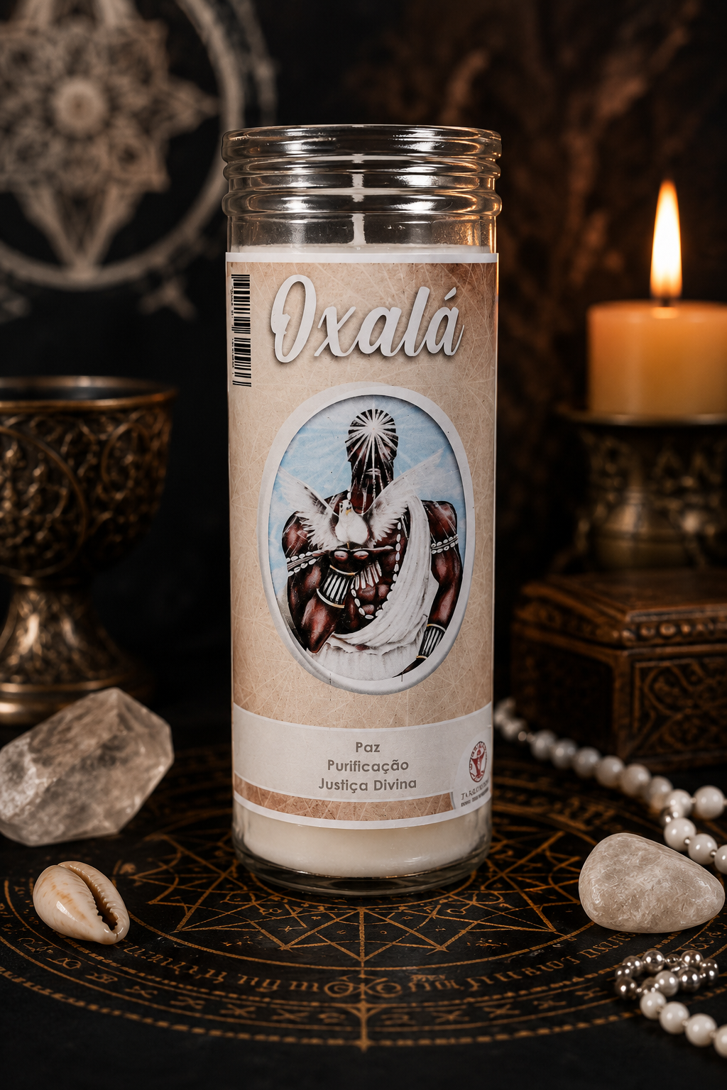 Vela Ritualizada de Oxalá - Sem Caixa