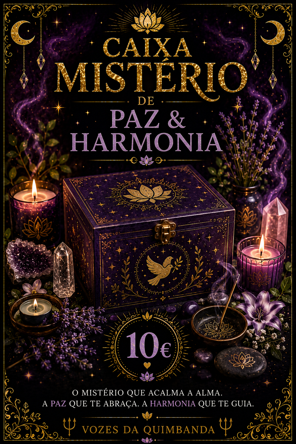 Caixa Misterio Paz e Harmonia