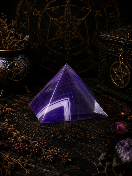 Pirâmide Ágata - 7X7cm