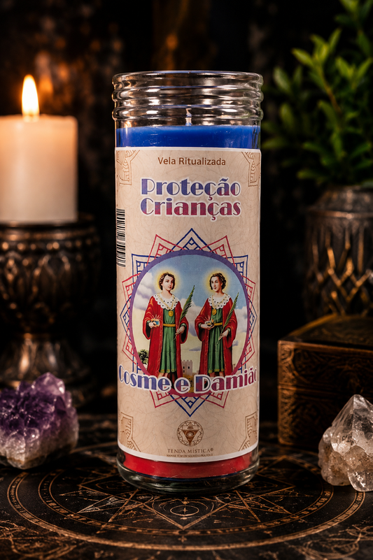 Vela Ritualizada Proteção das Crianças – Cosme e Damião